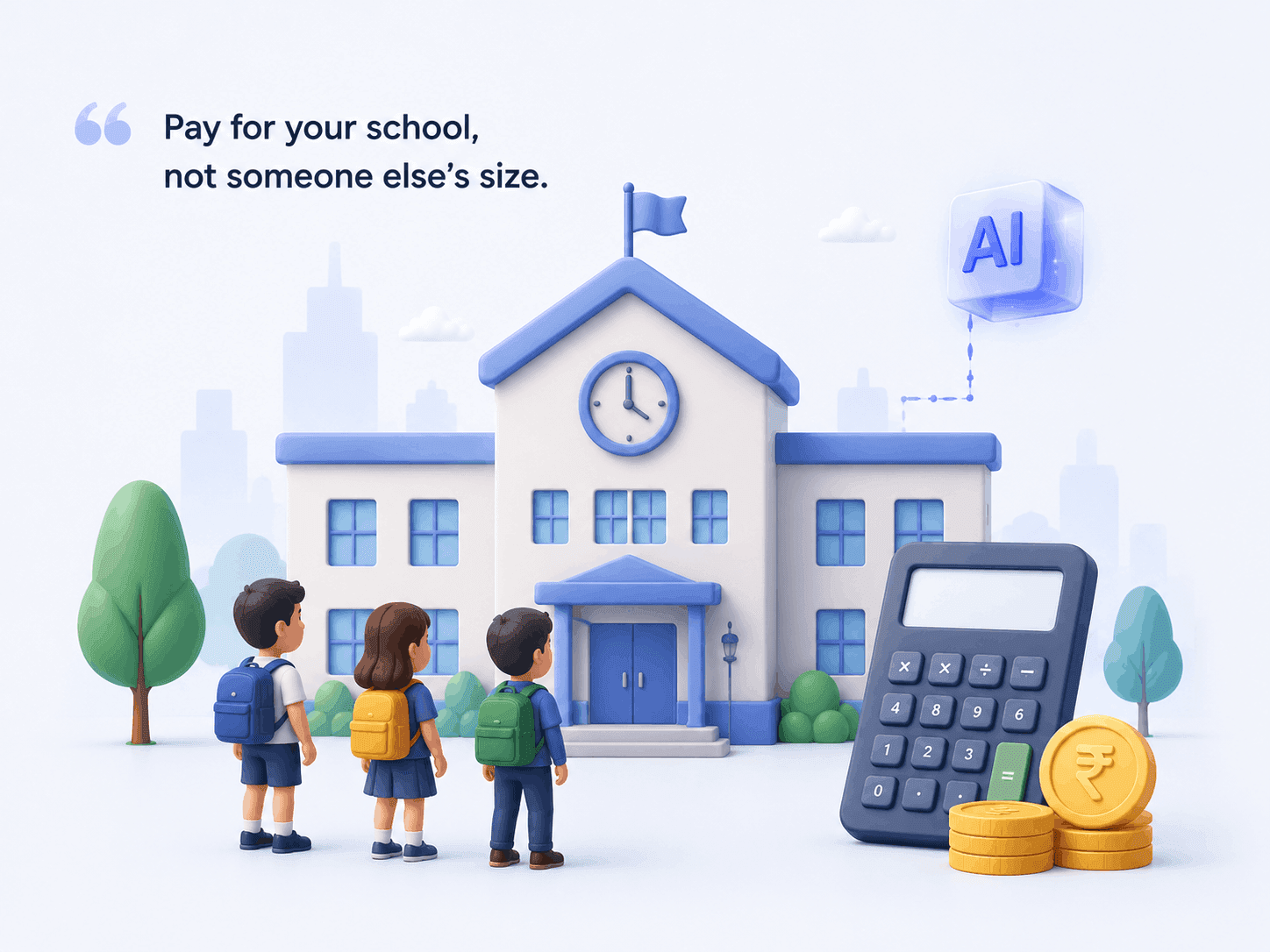 Pay for your school, not someone else’s size